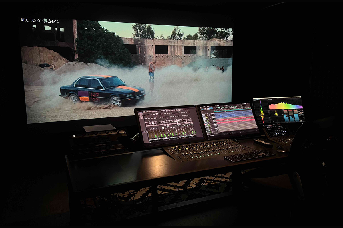 mixage Studio console d'Archipel production